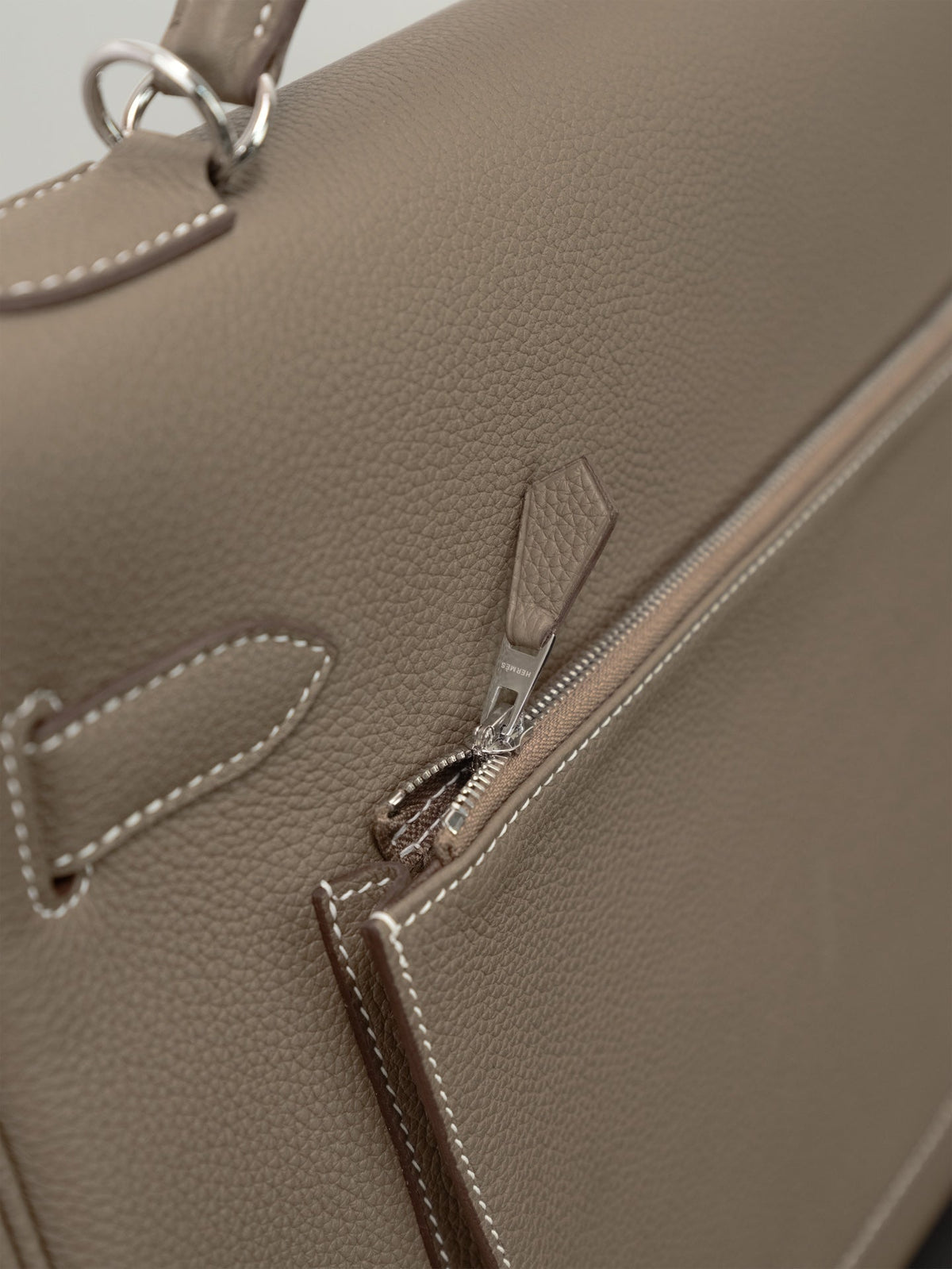 Hermes 2026 Maxi Kelly 42cm Bag Elephant Grey Togo Leather 284503