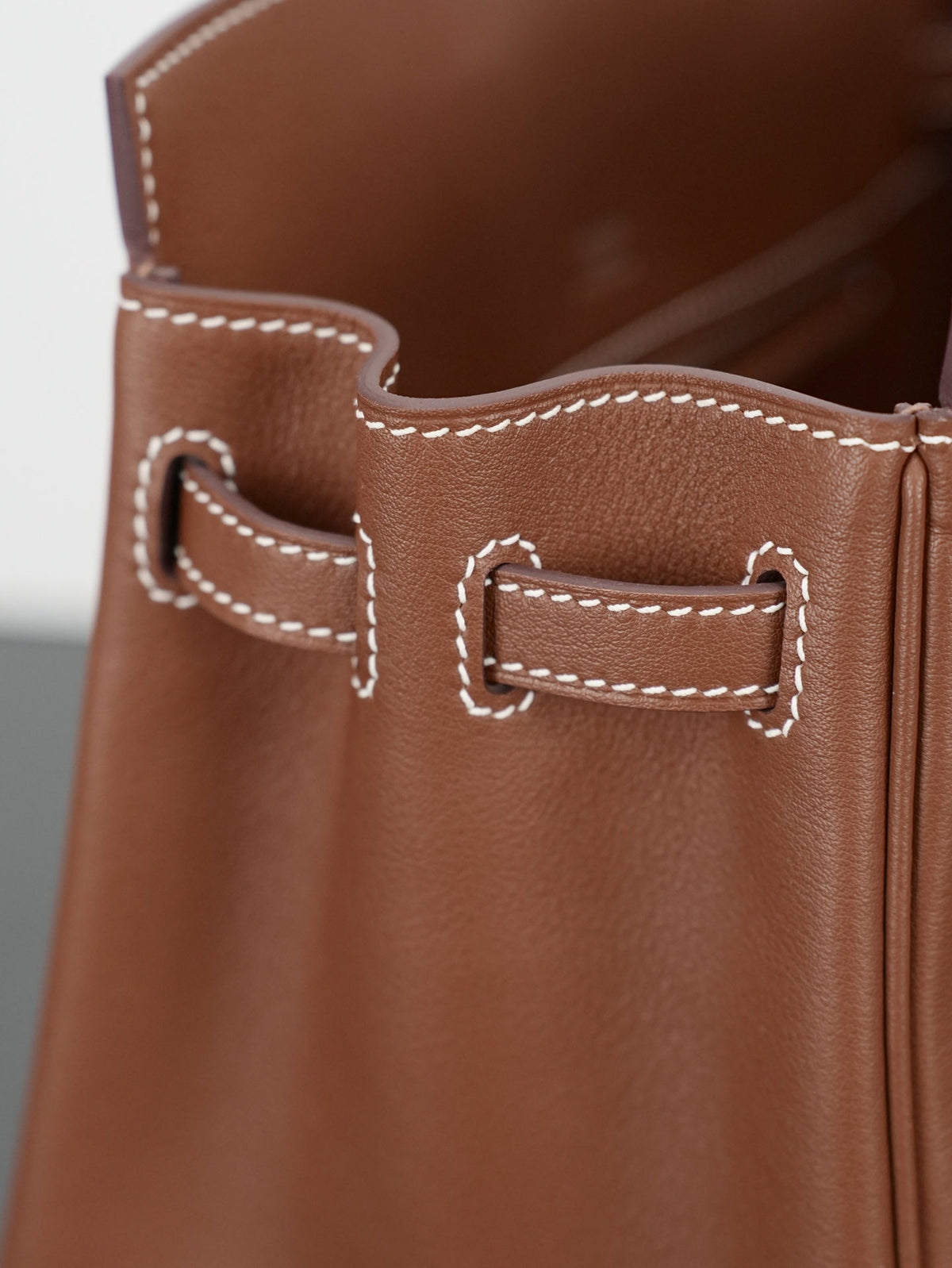 HM Birkin Shadow 25cm Camel Leather 284507