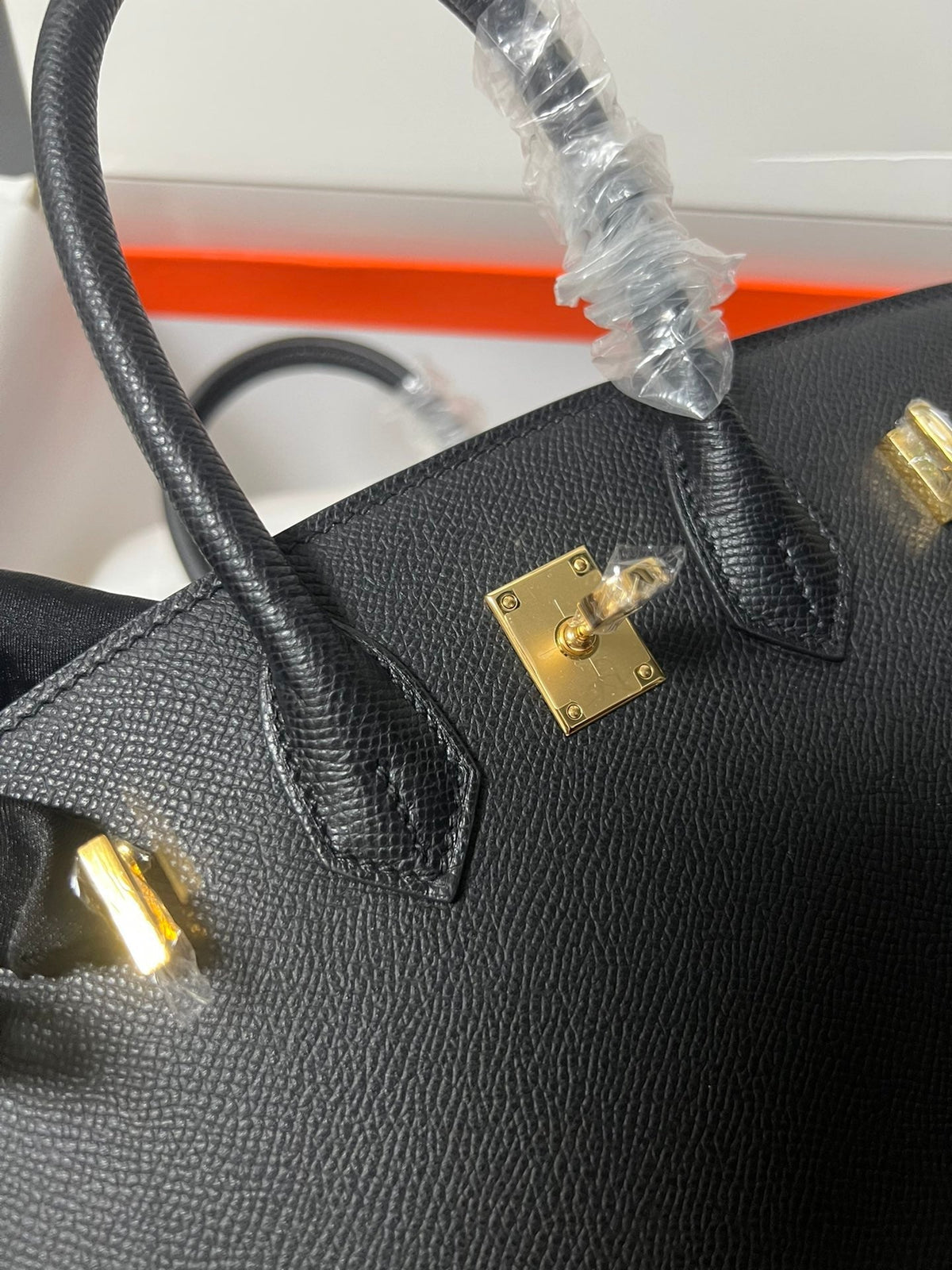 HM BIRKIN SELLIER BLACK EPSOM LEATHER GOLD HARDWARE