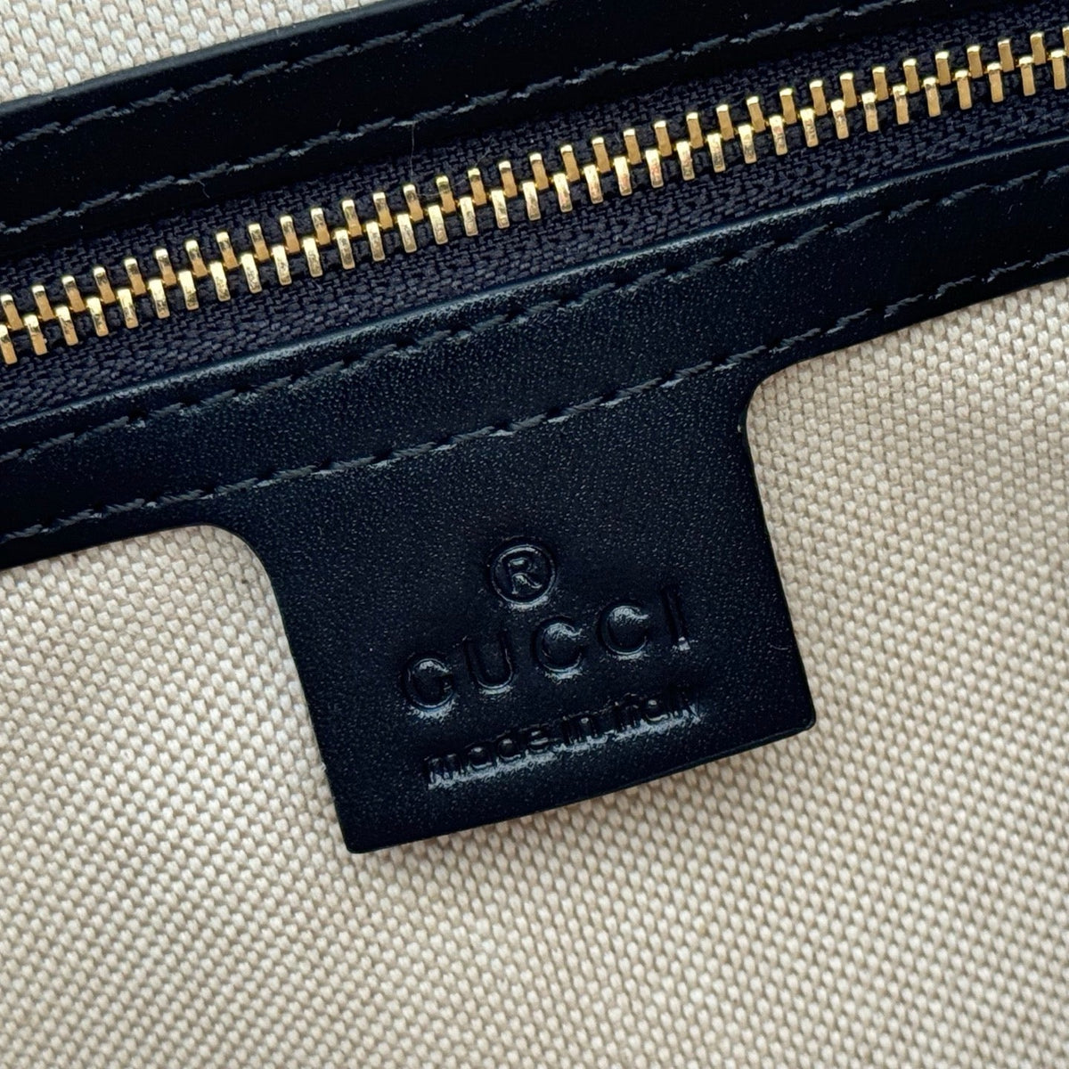 GG Jackie 1961 Small Shoulder Bag Black White Calfskin 280971