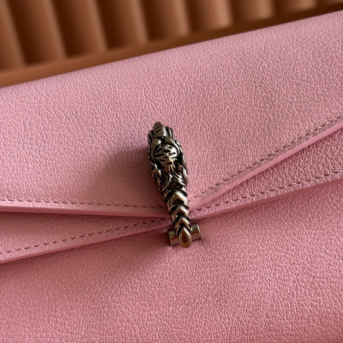 GG Dionysus Small Shoulder Bag Pink Grainy Leather 292587