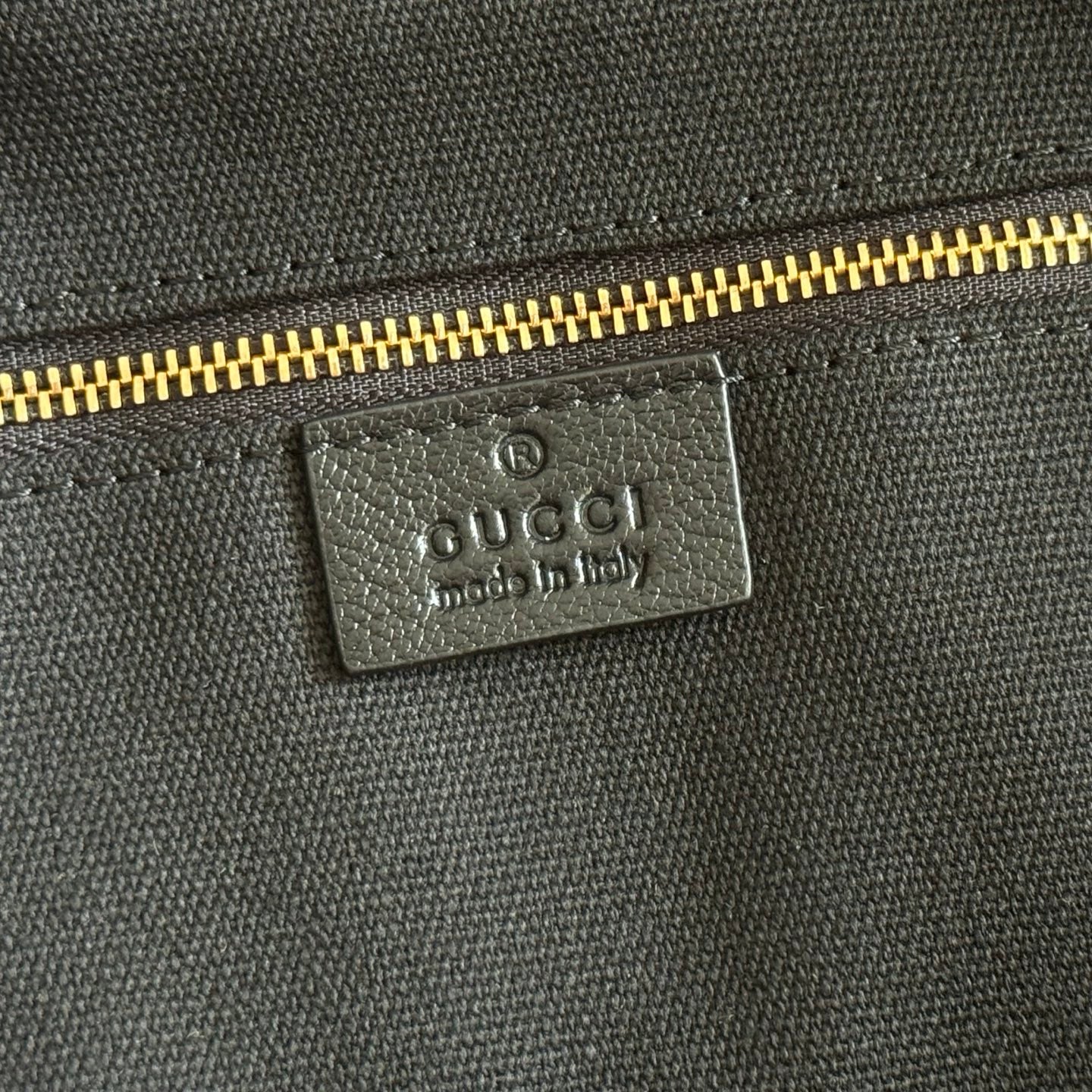 GG Brera Large Crossbody Bag Black Canvas 292650