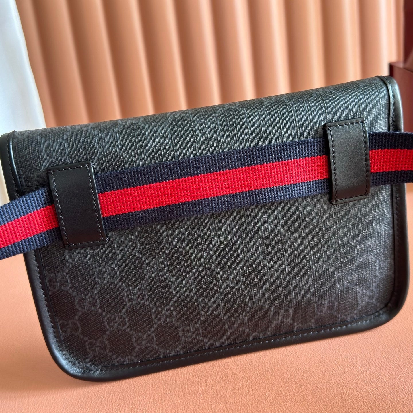 GG Supreme Small Belt Bag Black Canvas 292638