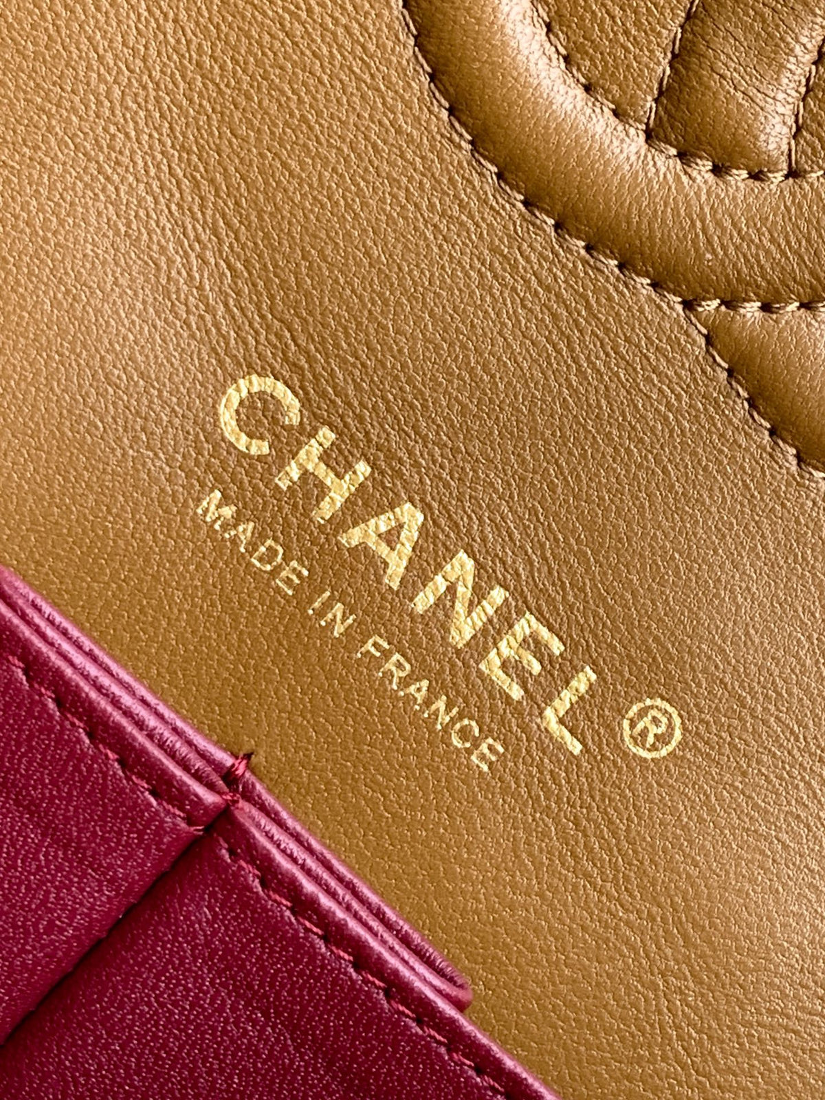 CC Double Flap 2.55 Brown Quited Lambskin