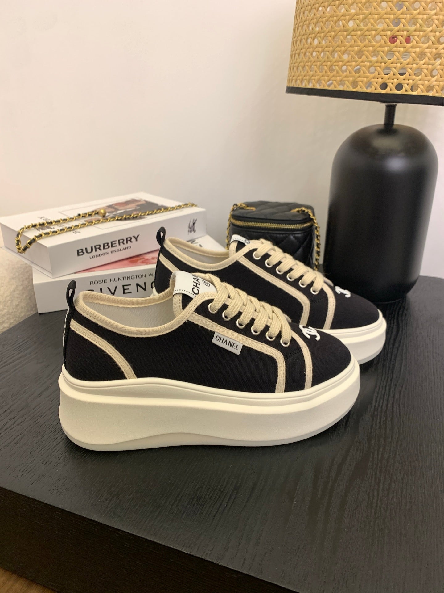 CC25 Sneaker Black Beige Canvas 288782