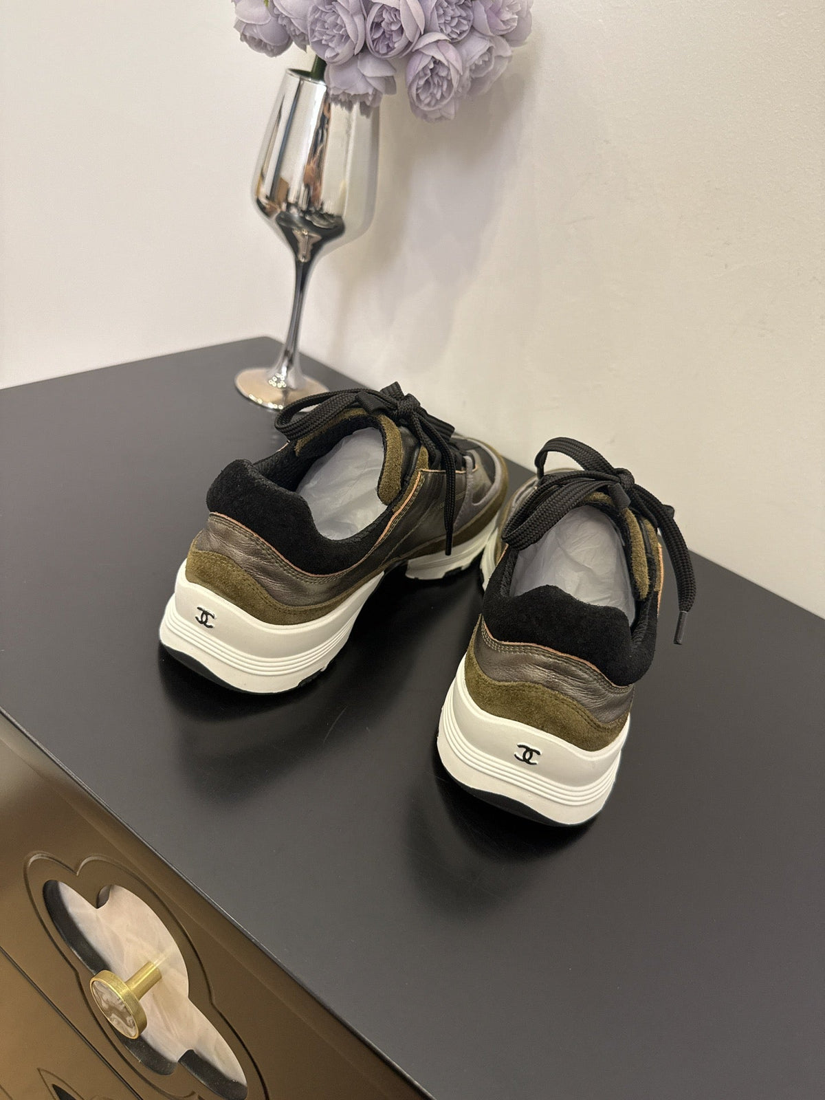 CC 25 Sneaker Moss Green Cowhide 330793