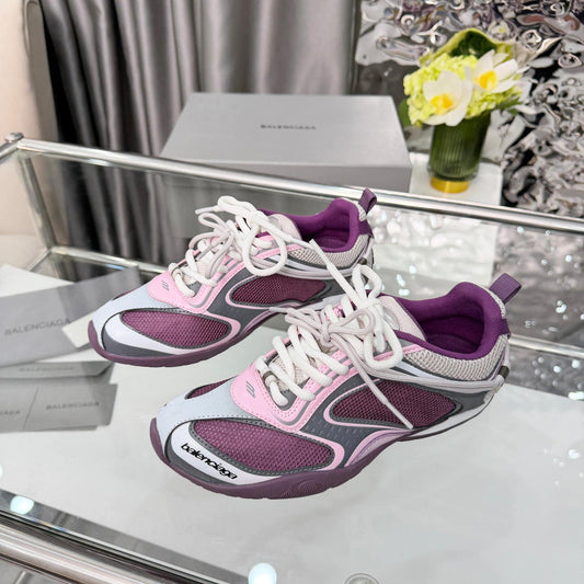 Balenciaga Monday Sneakers Grey Purple Mesh TPU 714946