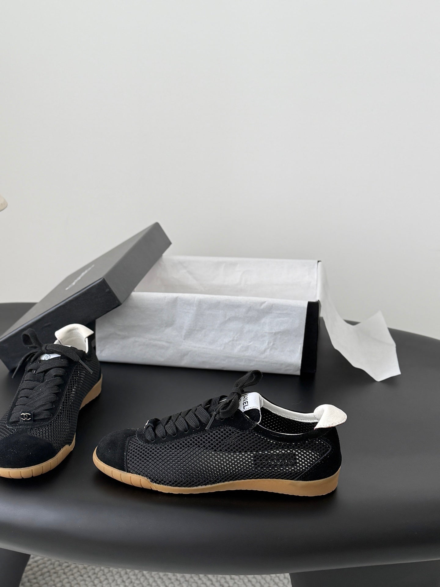 CC 26s Casual Shoes Black Brown Suede 914907
