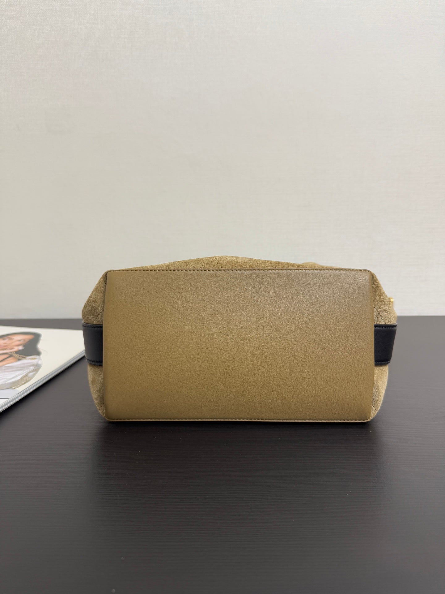 CC 26s Bucket Bag Black Brown Suede Calfskin (10 days to product)