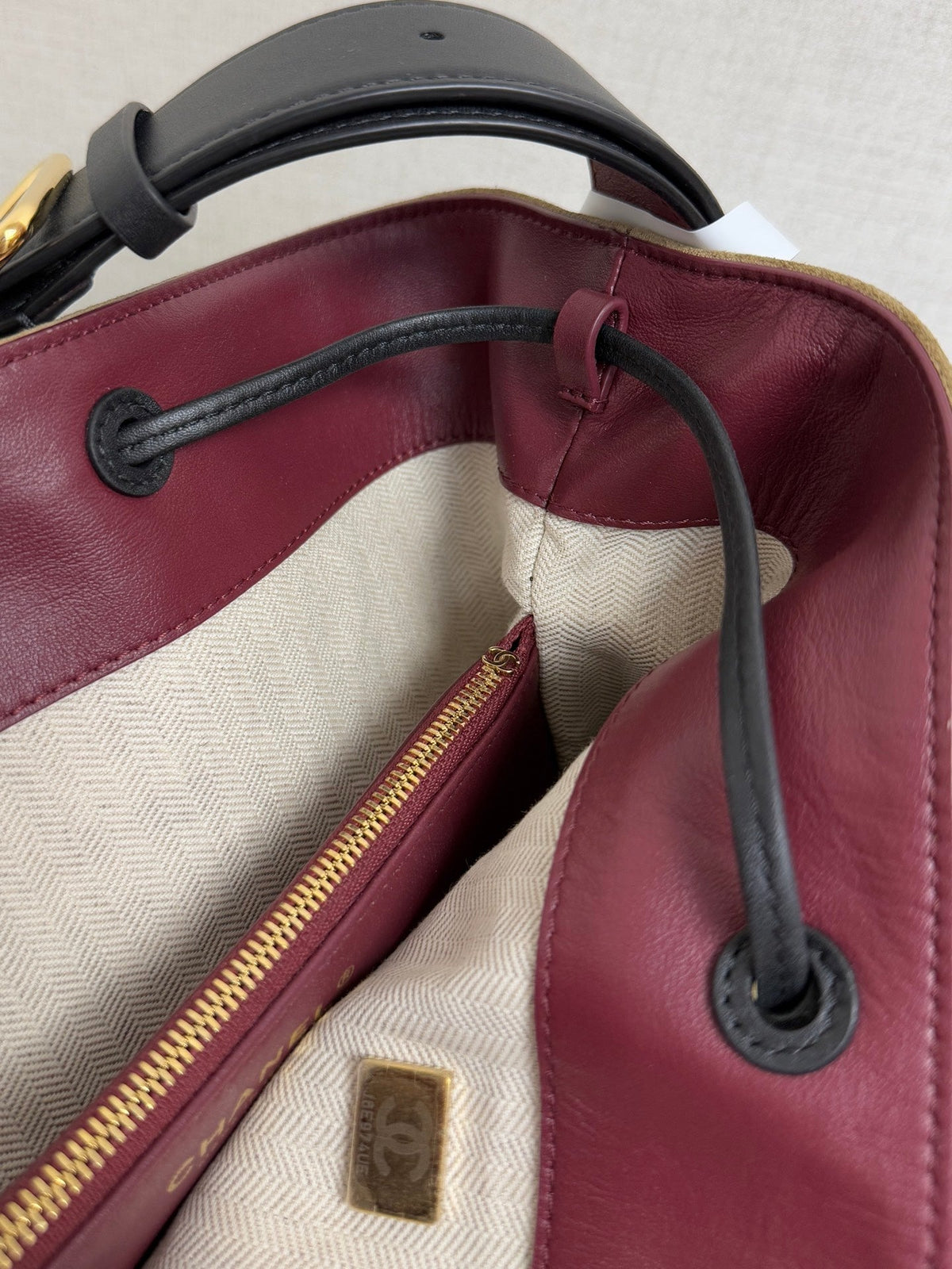 CC 26s Bucket Bag Black Brown Suede Calfskin (10 days to product)