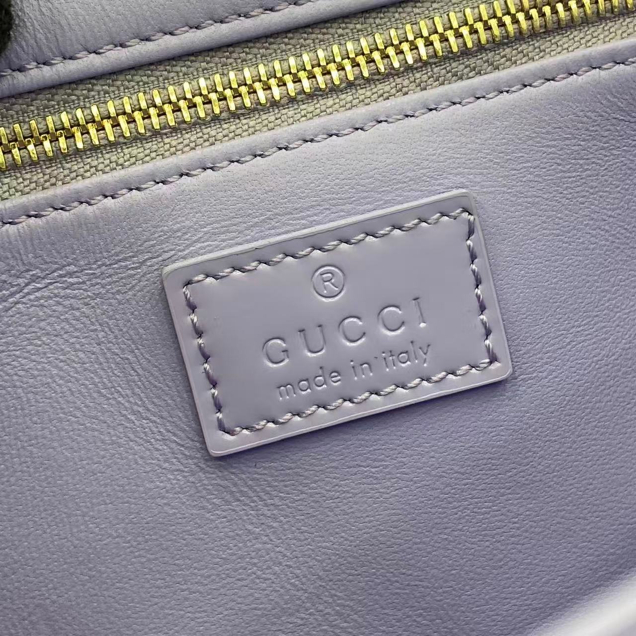 Gucci 25 Siena Bag 22.5cm  Light Purple Gold Leather 292571