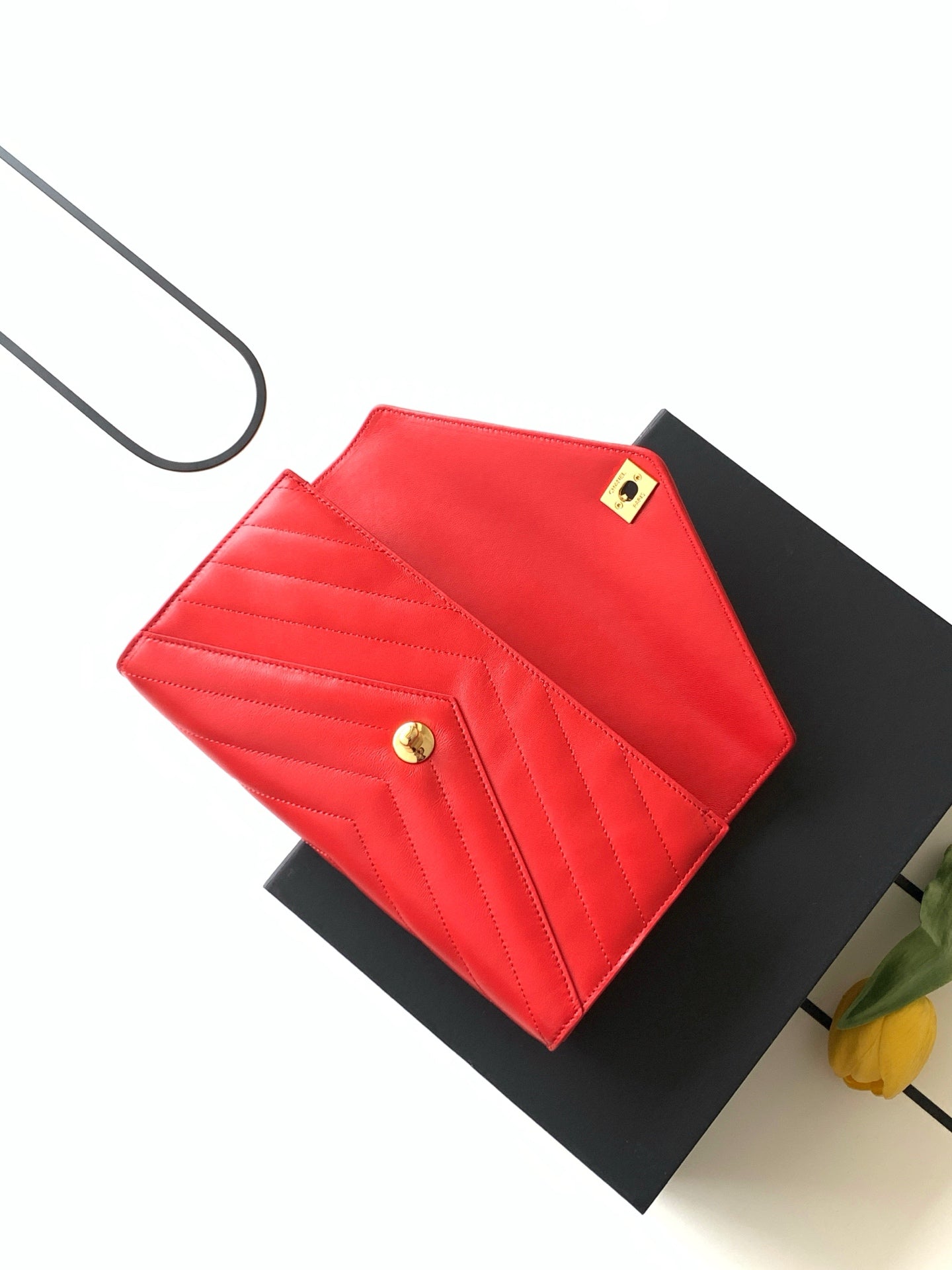 CC 26X Handbag 26cm Red Calfskin