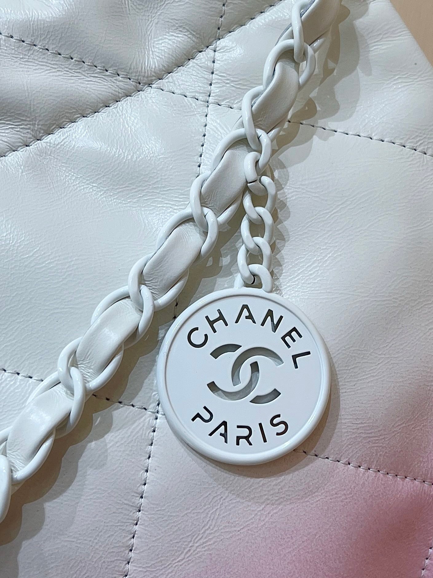 CC 24S Mini Gradient 22 Hobo 35cm Pink White Calfskin