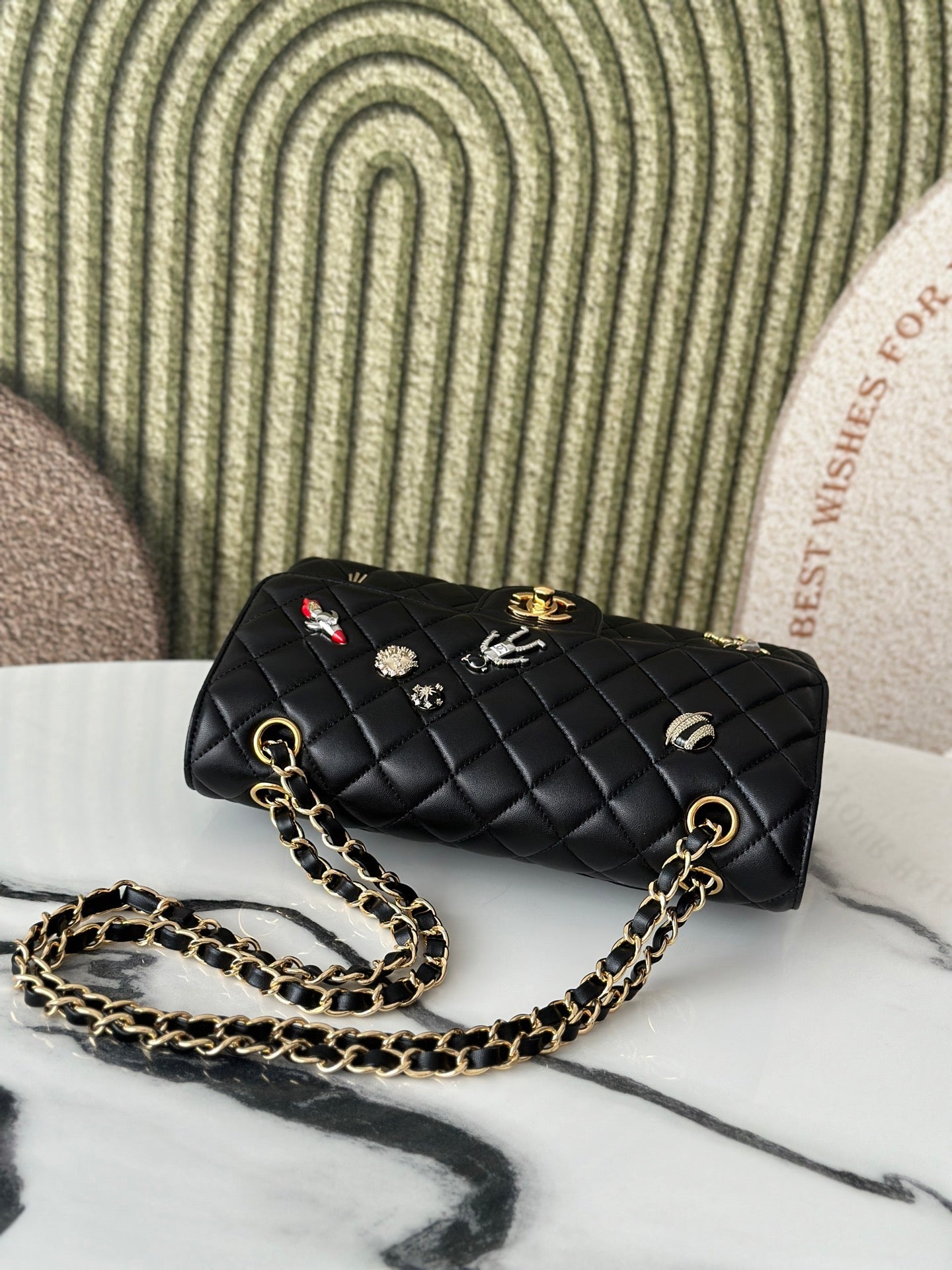 CC 26s Classic 11.12 Bag 25.5cm Black Lambskin