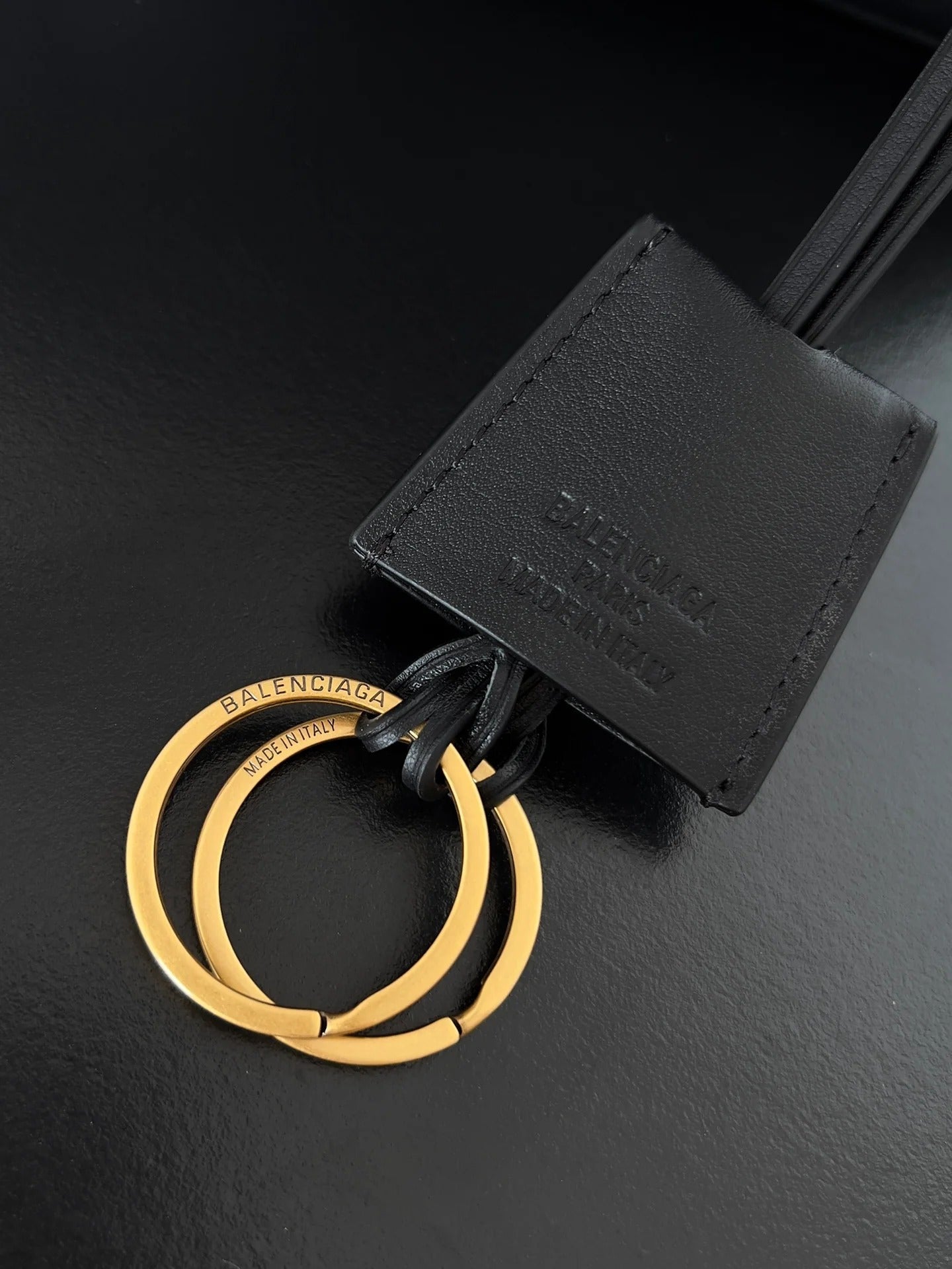 Balenciaga Large Rodeo Bag 40 Black Calfskin Gold Hardware