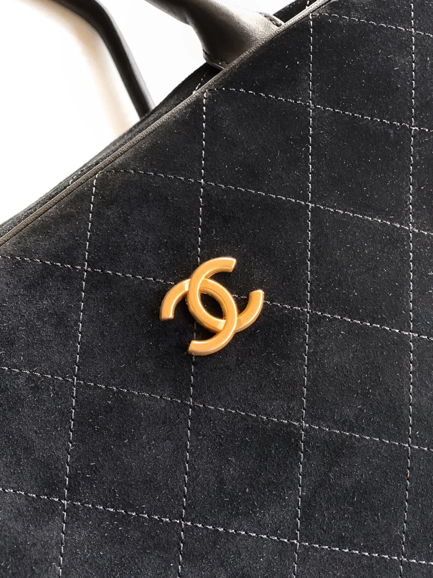 Chanel 2026 Boston Bag 41cm Black Suede