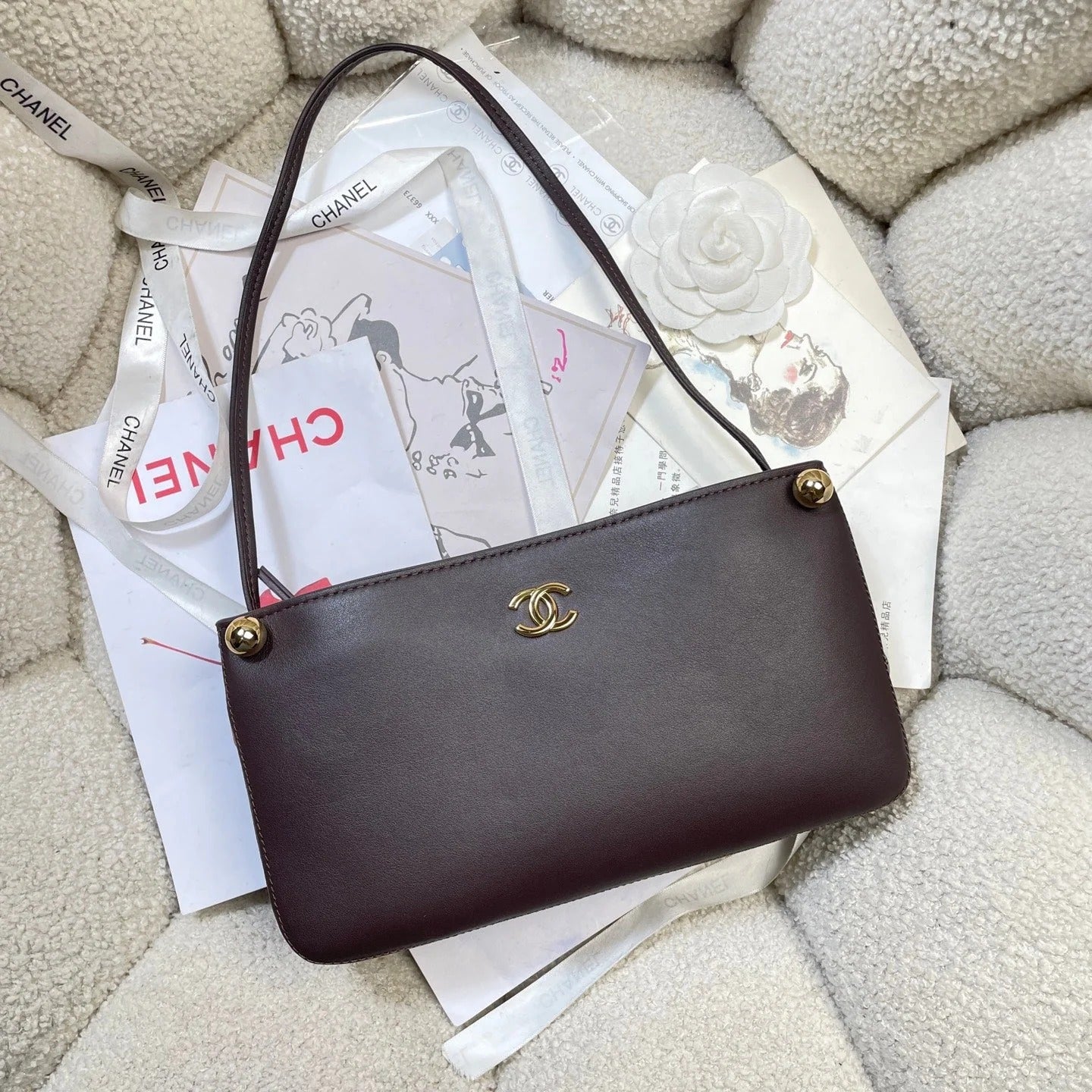 Chanel 2026 Shoulder Bag 25cm Calfskin 364793
