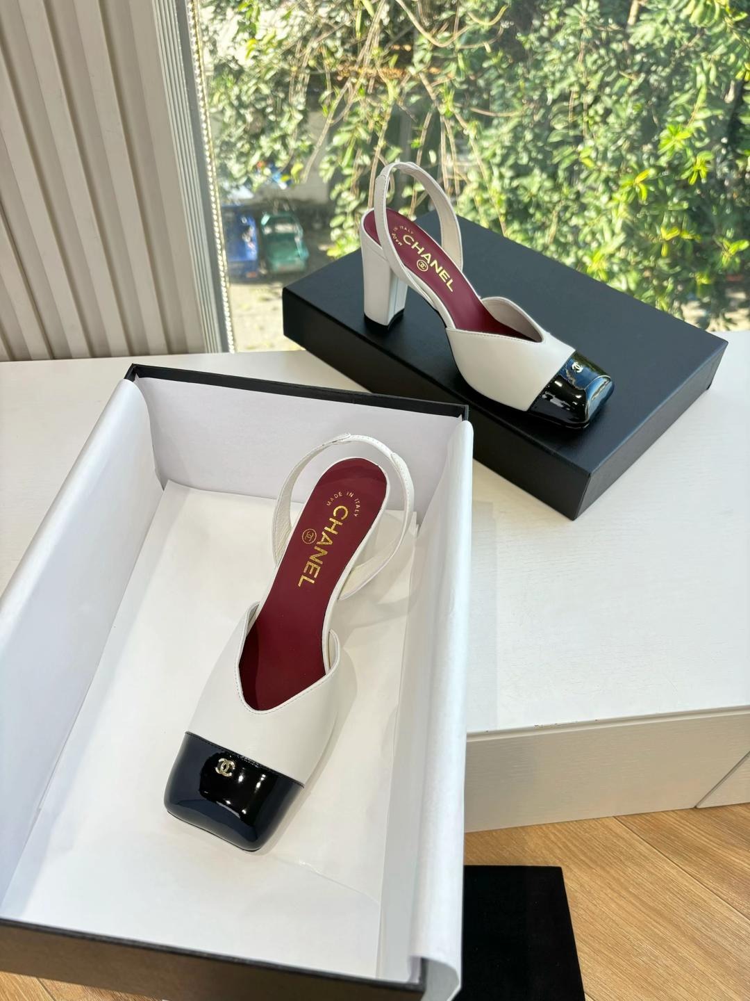 CC SS26 Slingback  9cm Patent Leather