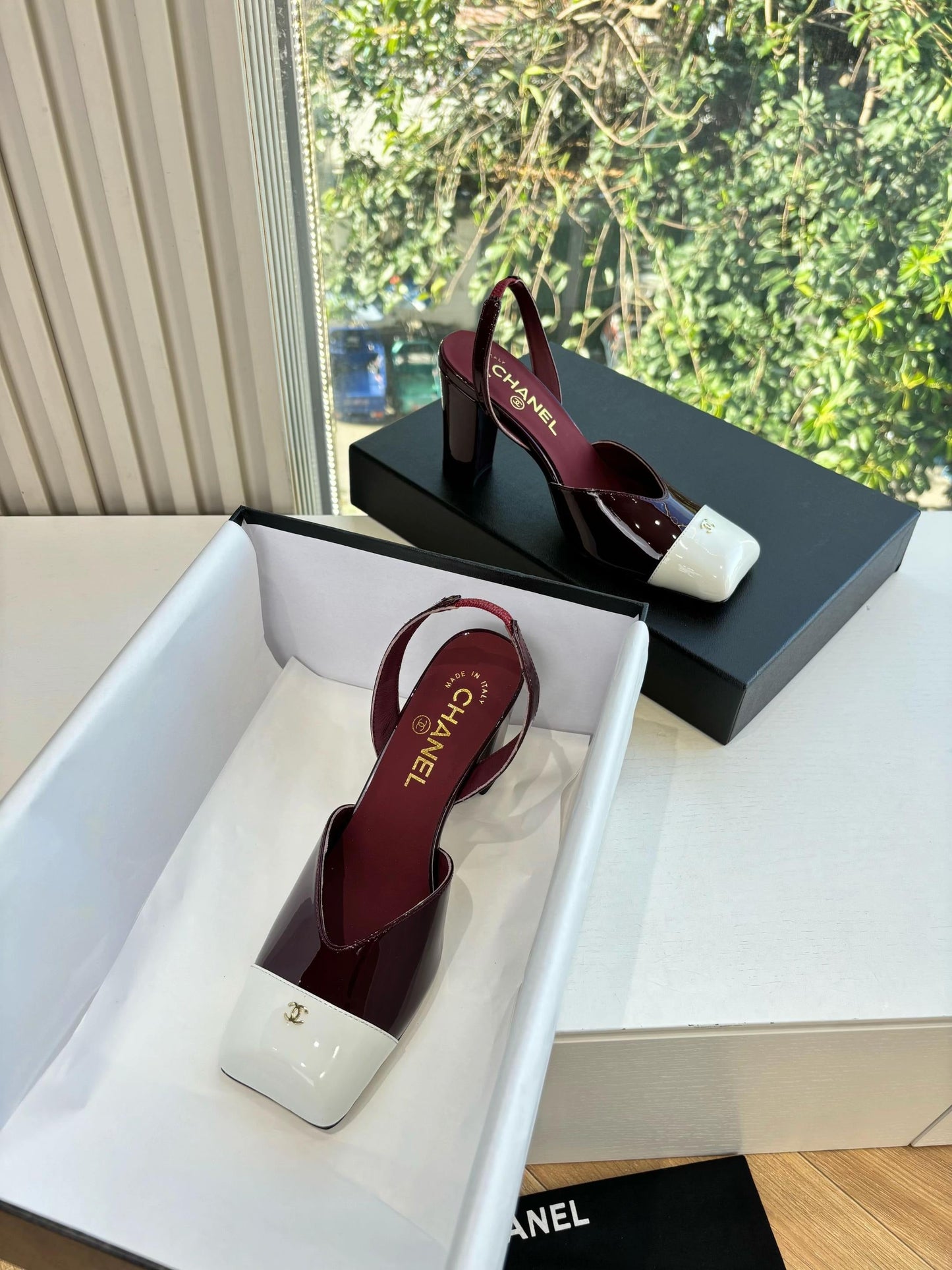CC SS26 Slingback  9cm Patent Leather