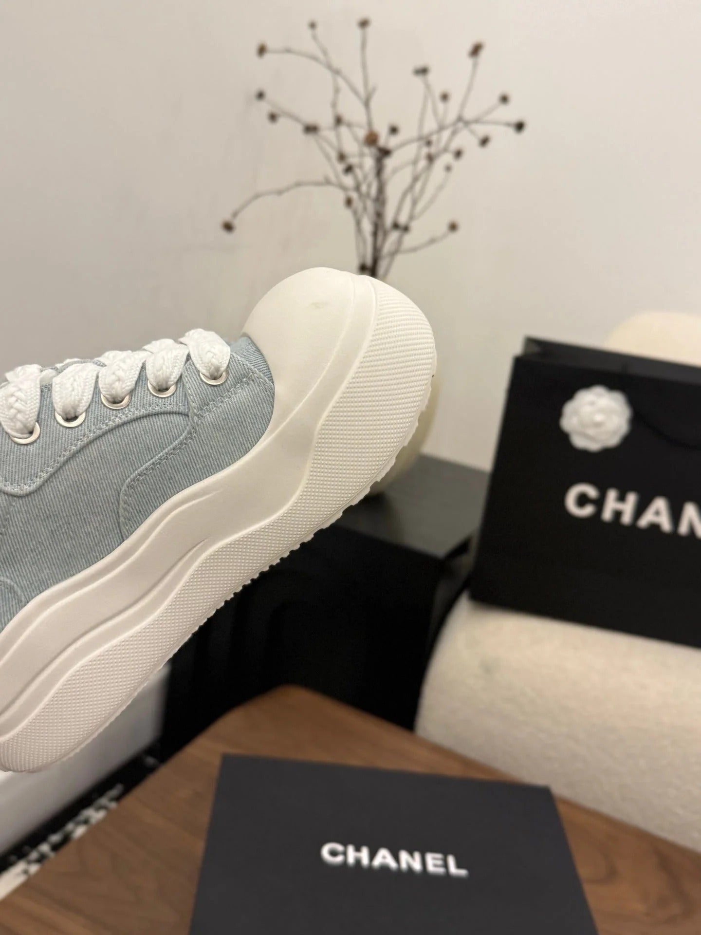 CC 26s Casual Sneaker Baby Blue White Canvas Leather 183594