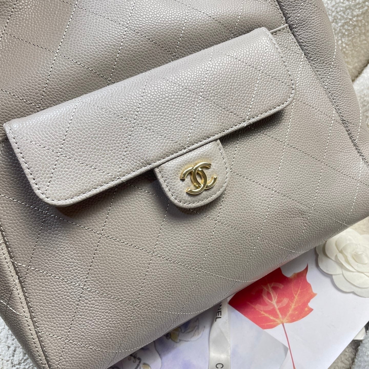 Chanel 2026 Shopping Bag 39cm Grained Calfskin Leather