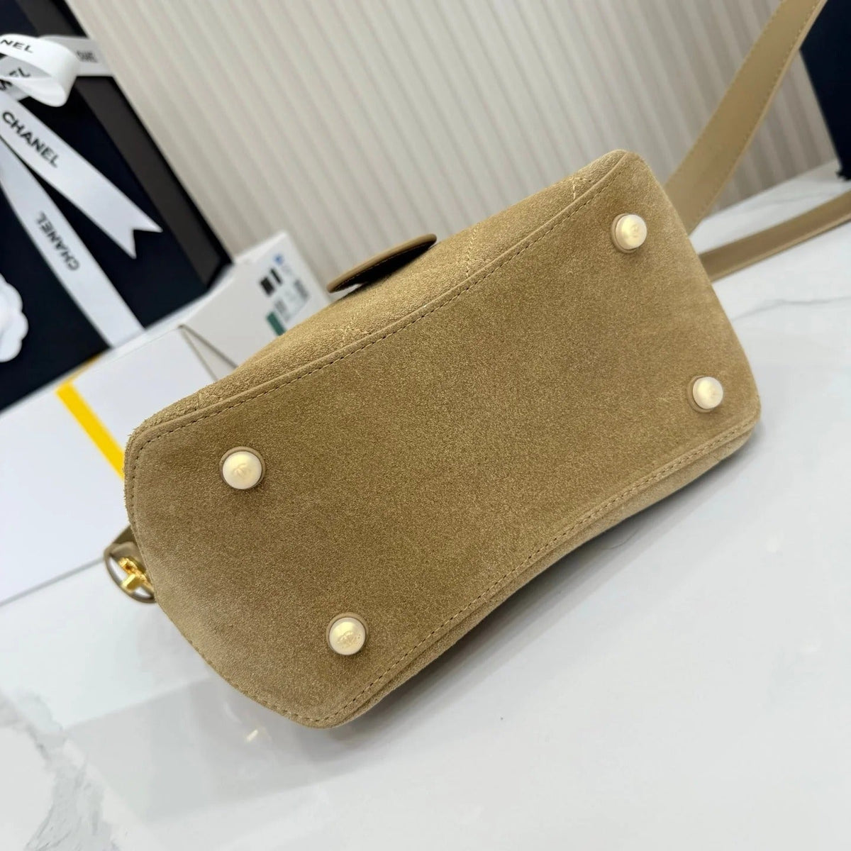 CC 2026 Bag 26cm Suede Leather 156914