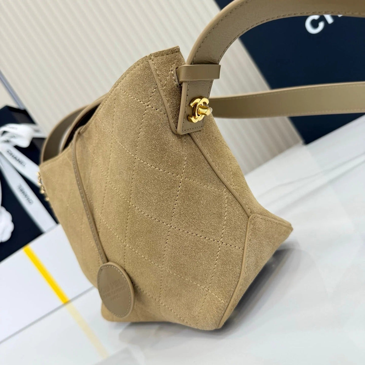 CC 2026 Bag 26cm Suede Leather 156914