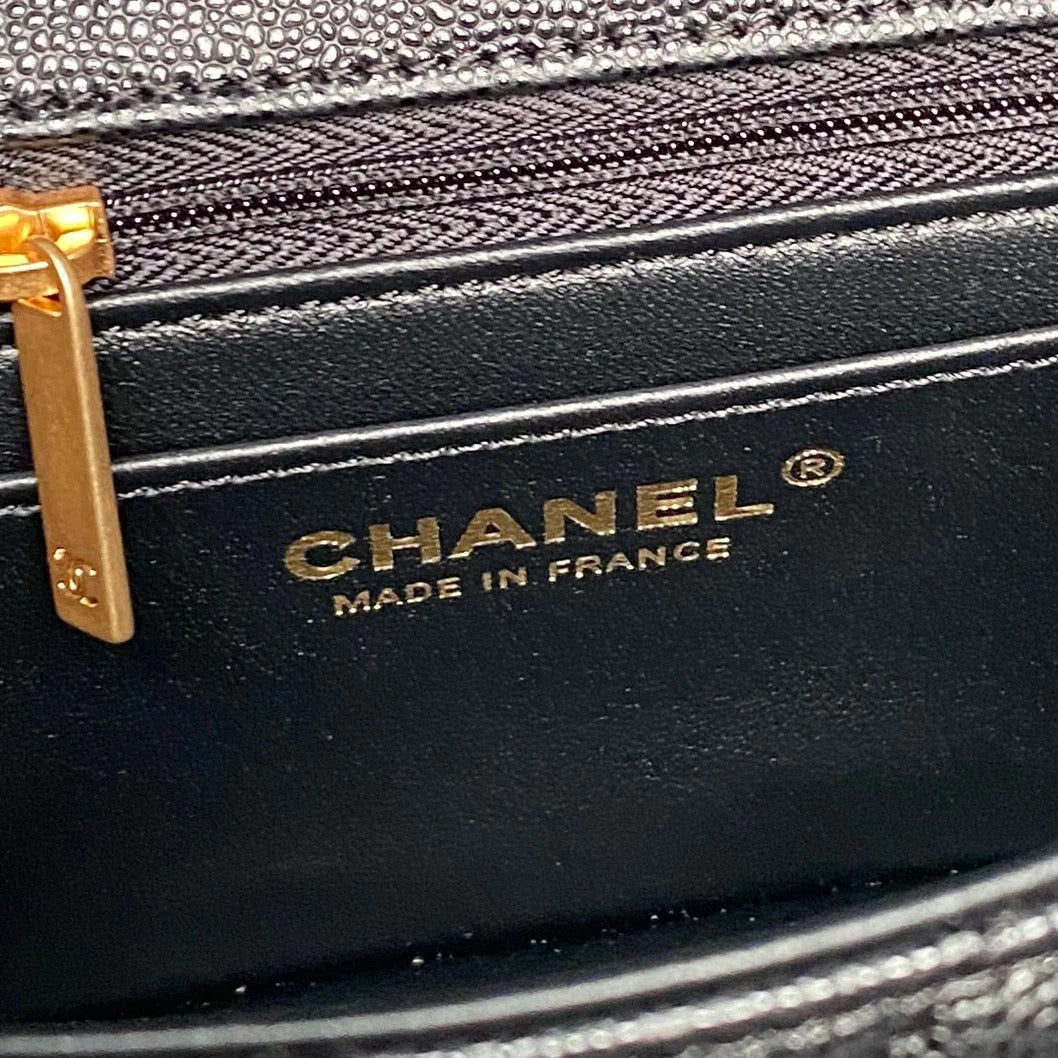 CHANEL 25S FLAP BAG 22 IN PINK CALFSKIN GOLD HARDWARE