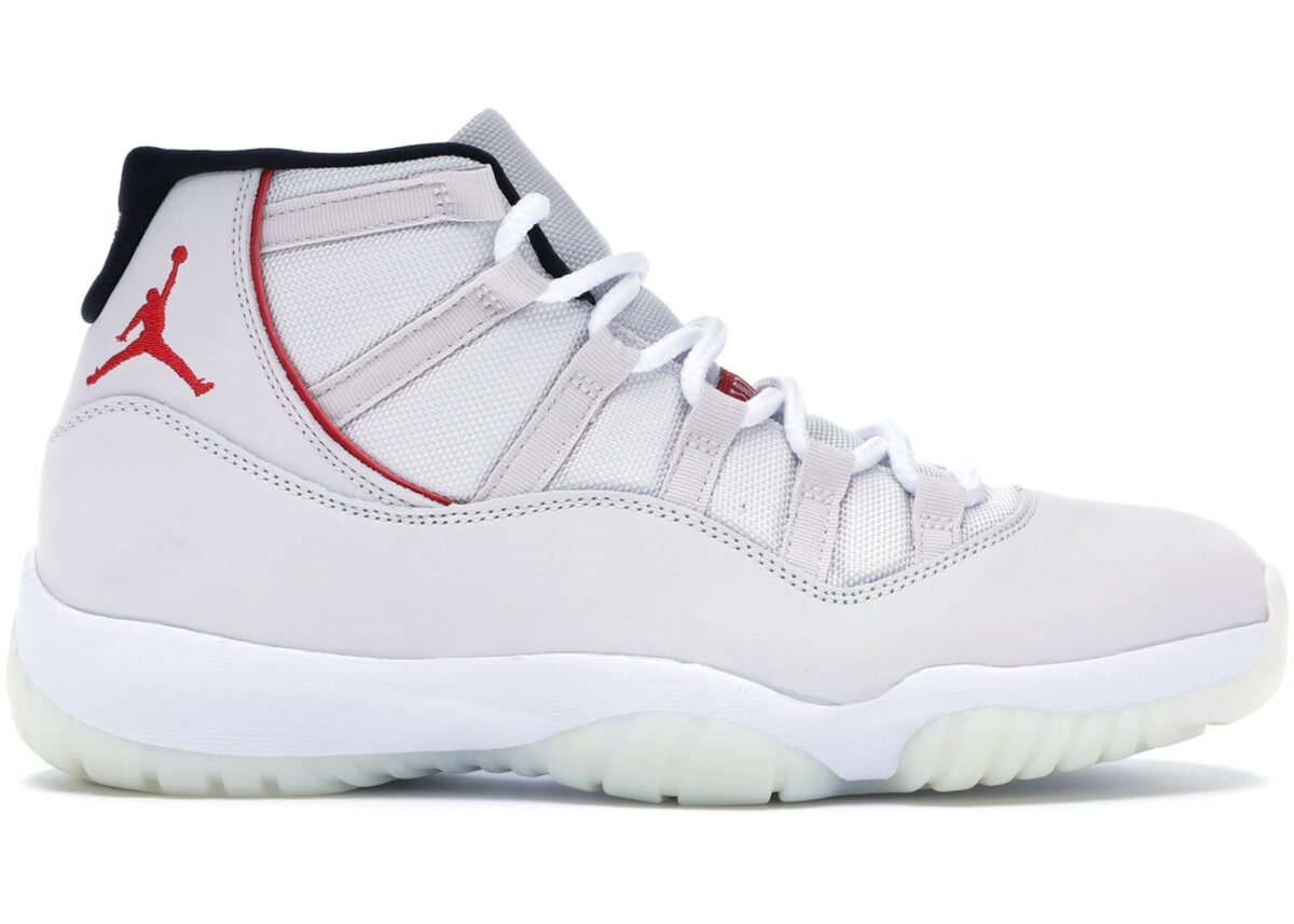Jordan 11 Retro Platinum Tint Sneakers - Basketball Legend
