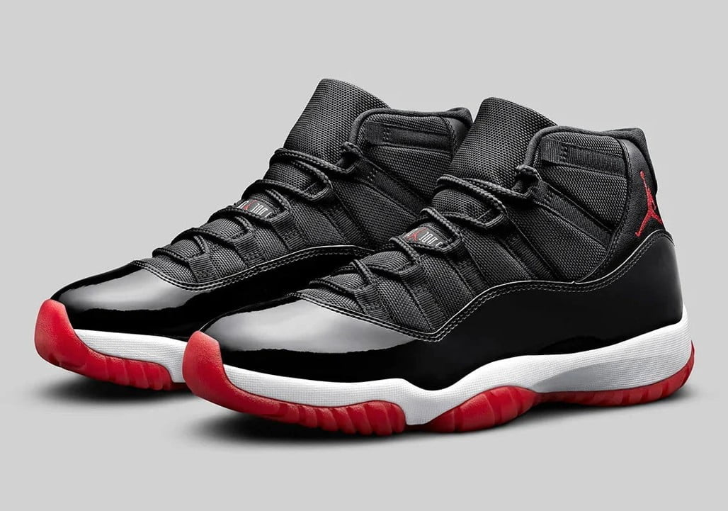 Jordan 11 Retro Playoffs Bred Sneakers - Collector's Edition