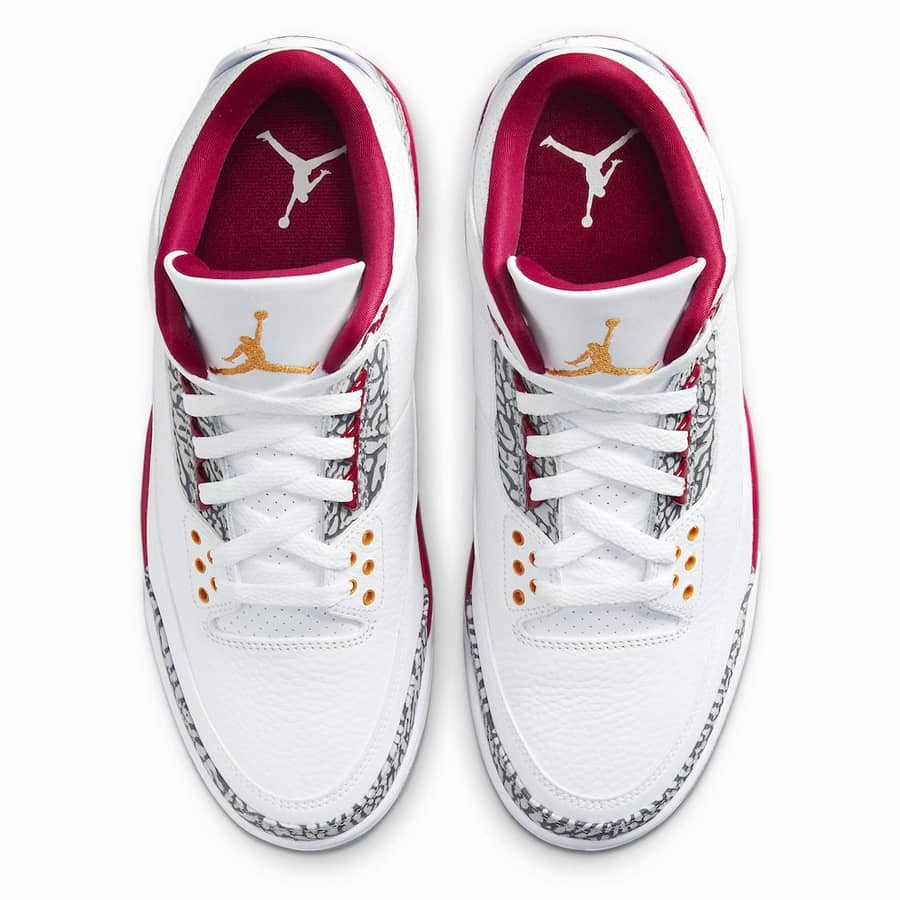 Jordan 3 Retro Cardinal Red Sneakers - Archive Edition | Fresh Heat