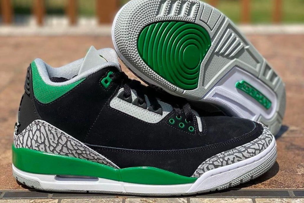 Jordan 3 Retro Pine Green Sneakers - Authentic | Instant Classic