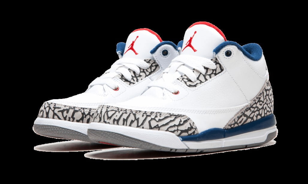 Jordan 3 Retro True Blue Sneakers - Collector's Edition