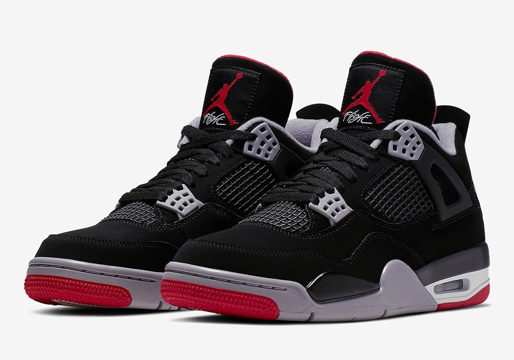 Jordan 4 Retro Bred Sneakers - Fresh Drop | Fan Favorite