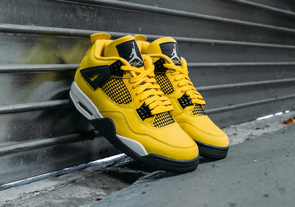 Jordan 4 Retro Lightning Sneakers - Premium Sneaker | Coveted Pair