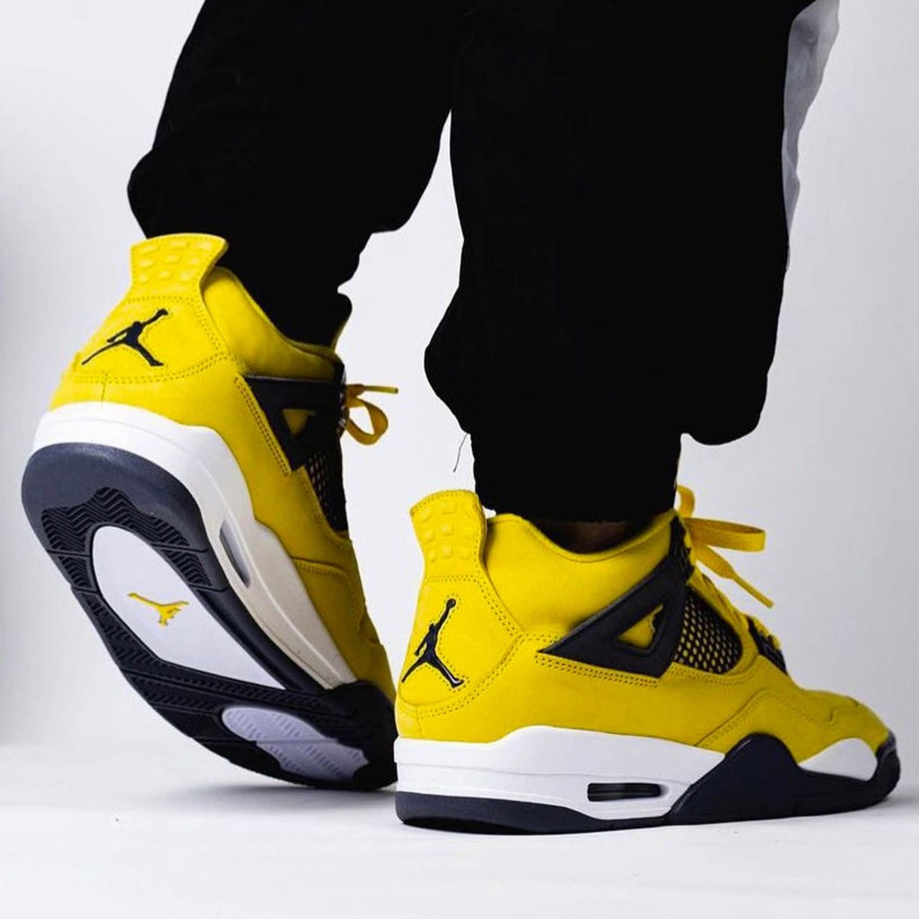 Jordan 4 Retro Lightning Sneakers - All-Day Comfort | Sneakerhead Pick