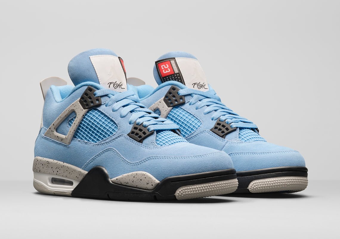 Jordan 4 Retro University Blue 2021 Sneakers - Basketball Legend