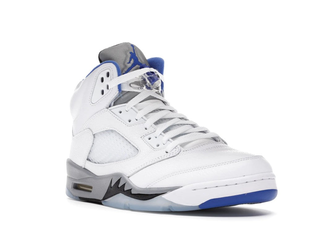 Jordan 5 Retro White Stealth Sneakers - Performance Runner