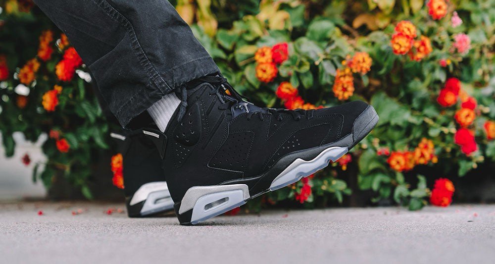 Jordan 6 Retro Chrome Metallic Silver Sneakers - Head-Turner