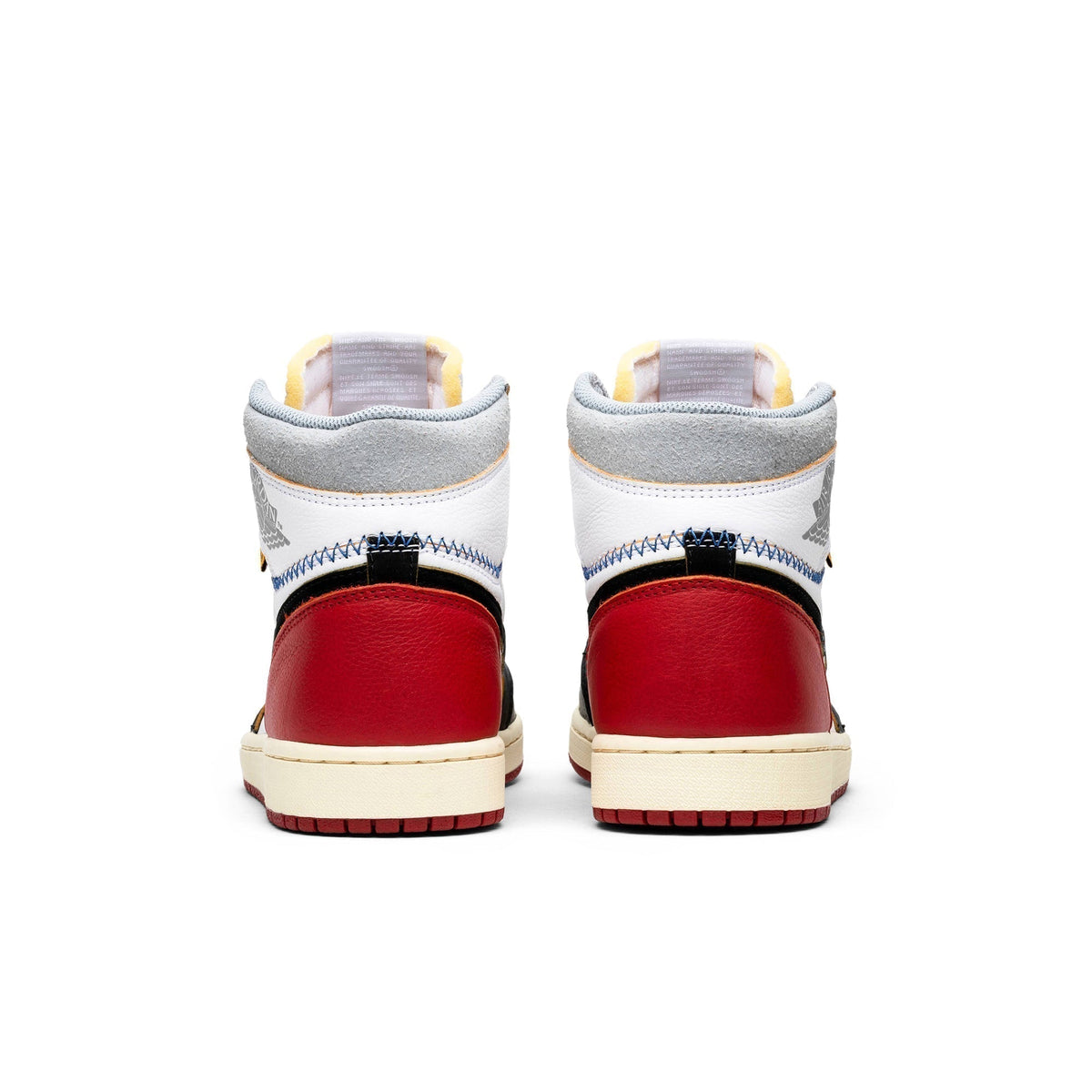 Union LA x Air Jordan 1 Retro High NRG Black Toe BV1300-106 Sneakers - Vintag...