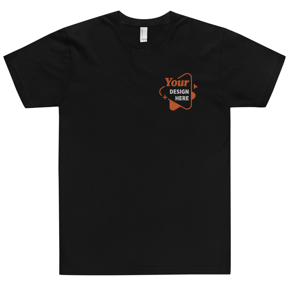 Unisex Embroidered T-Shirt | American Apparel 2001W