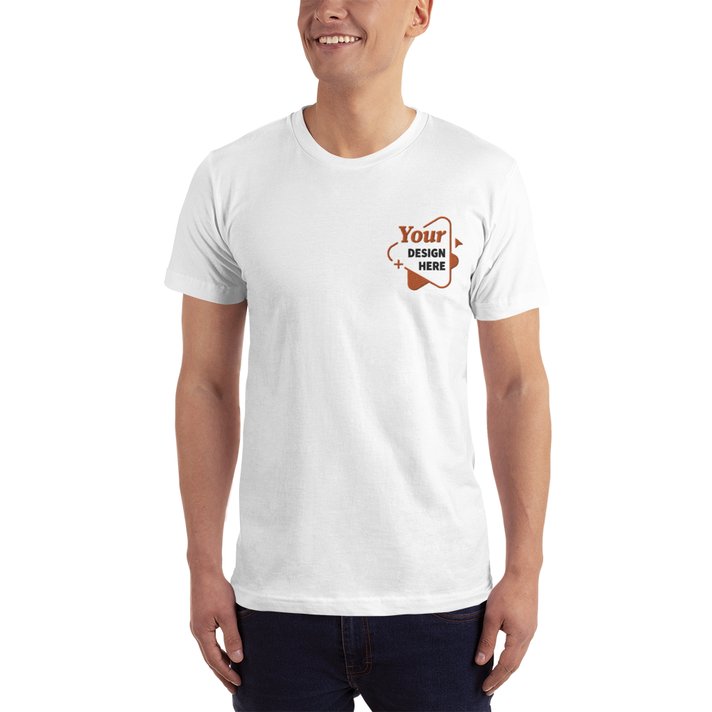 Unisex Embroidered T-Shirt | American Apparel 2001W